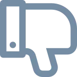 Thumbs Down SVG Icon